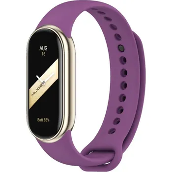 VSECHNONAMOBIL 66158 RUBBER Řemínek pro Xiaomi Smart Band 8 tmavě fialový