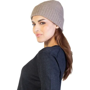 Čepice Duuree.cz Kašmírová čepice Flora Barva: Hnědá