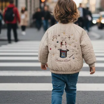 KONGES SLOJD Bomber JUNO - OXFORD TAN MAGICIAN Velikost: 7-8Y