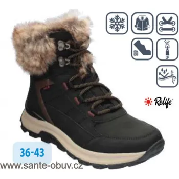 Dámská zdravotní obuv SANTÉ RL/24802 NERO vych.obuv vel.36-43, --- - 38