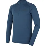 Husky Merino termoprádlo triko Merow zip M blue Velikost: XL