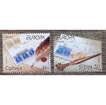 Poštovní známka SRBSKO ** 251/2 EUROPA, pošta, dopisy, r. 2008