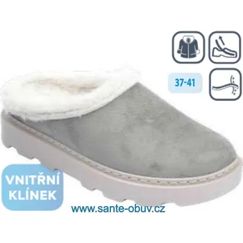 Dámská zdravotní obuv SANTÉ GM/8650 GRIS domácí obuv, papuče, šedá - 35