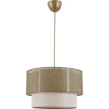 Závěsný lustr Coral béžový/krémový