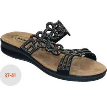 Dámská zdravotní obuv SANTÉ PO/8108 NERO zdravotní pantofle, --- - 39