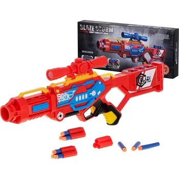 Hračka Dětská pistole KIK Poloautomatický Blaze Storm + 20 nábojů