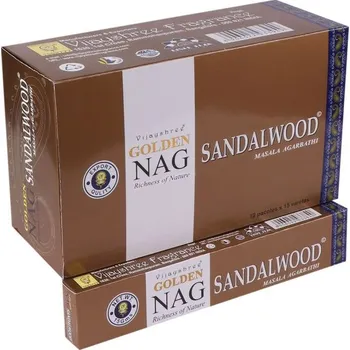 Vonná tyčinka Vijayshree Vonné Tyčinky Golden Nag Sandalwood, 15 g