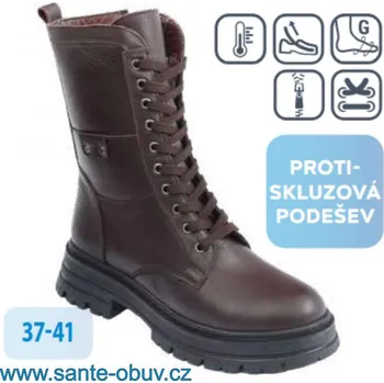 Dámská obuv SANTÉ AZ/149 BROWN vych. obuv, --- - 41