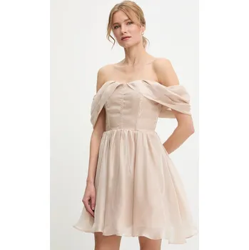 Dámské šaty Šaty Answear.LAB 606588.flk béžová 80X, vel. L