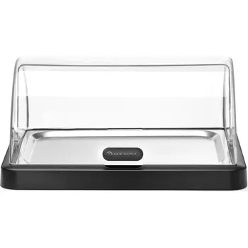 Jednoduchý chladicí pult s víkem Duo UNIQ, HENDI, designed by Robert Bronwasser, Jednodílná, Černá, 460x355x(H)220mm