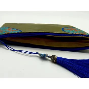 Kosmetická taška Brokátová taštička na zip