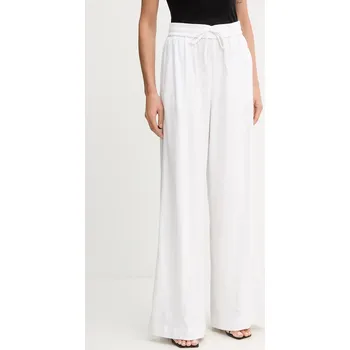 Dámské kalhoty Kalhoty s příměsí lnu Gestuz 10910517 bílá 00X, vel. 38