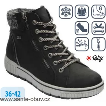 Dámská zdravotní obuv SANTÉ RL/22801 NERO vycházková obuv vel.36-43, --- - 39