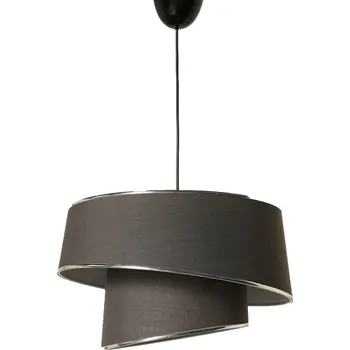 Závěsný lustr Barette antracitový/stříbrný