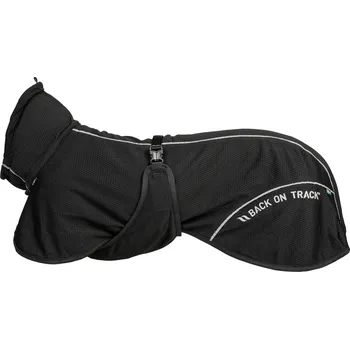 Volný čas Back on Track BAY Mesh Dog Coat Low set Tail Barva: Černá, Velikost: 50 Regenerační obleček pro psy