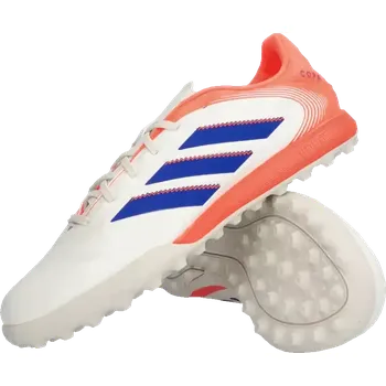 Kopačky Pánské kopačky turfy Adidas Copa Pure III League TF bílo-oranžové