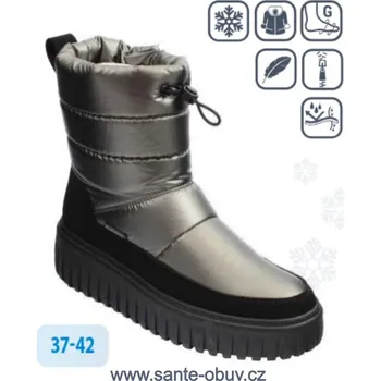 Dámská zdravotní obuv SANTÉ EF/8812 GREY zimní obuv, --- - 40