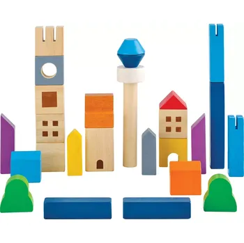 Díl pro stavebnice Kostky pro děti PlanToys Stavebnice - Ve městě