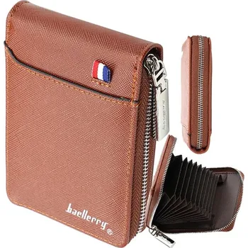 Peněženka Camerazar Pánská hnědá kožená peněženka s pouzdrem na karty