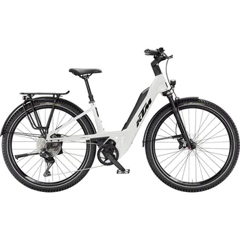 Elektrokolo KTM Macina Every 830 DI2 - White (Black+Orange) velikost rámu M