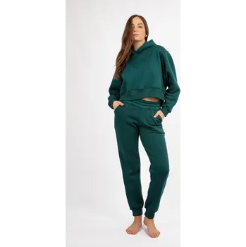 Dámská souprava s krátkou mikinou DK-K-B16 Barva: Zelená, Velikost: M
