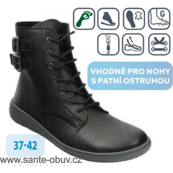 Dámská zdravotní obuv SANTÉ AO/12783 BLACK vych. obuv vel.37-42, --- - 37