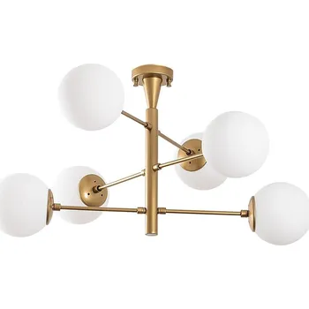 Závěsný lustr Arge zlatý