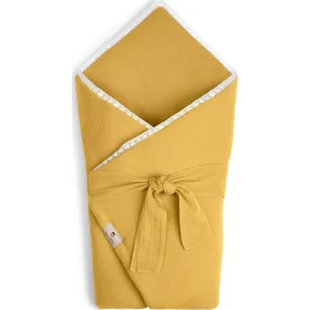 Zavinovačka Maceshka Mušelínová zavinovačka s krajkou mimosa