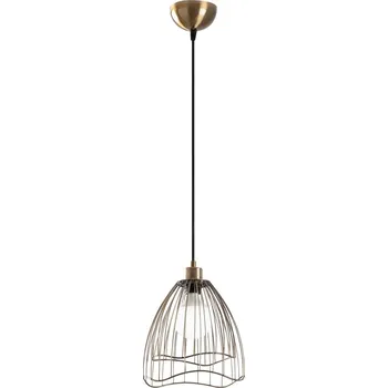 Závěsný lustr Zeyno vintage zlatý