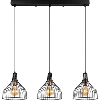 Závěsný lustr Cafu II černý