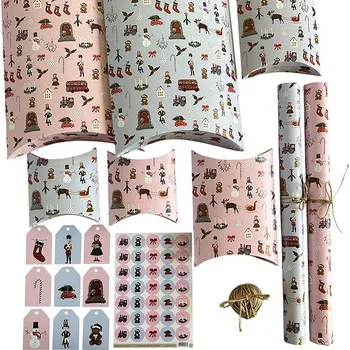 Balící papír Be Nice EKO vánoční balicí sada Anglická pohádka