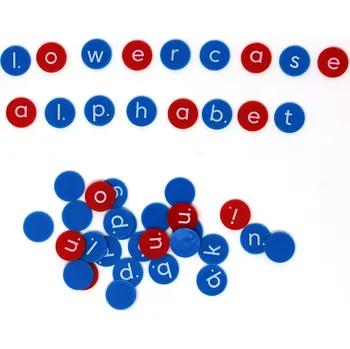 Dřevěná hračka Learning Resources Learning Resources Žetony malá abeceda, 156 ks