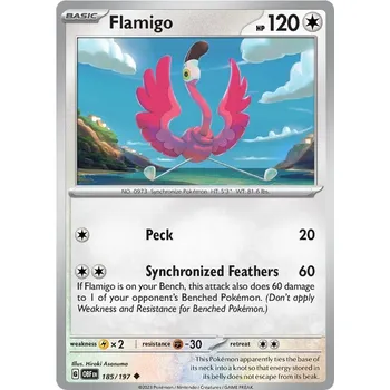 Karetní hra Flamigo 185/197 - Obsidian Flames Typ karty: Reverse Holo