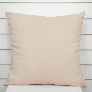 Povlak na polštářek Dekorační povlak na polštář TF-025 Pnoucí lístky - béžový 50 x 60 cm