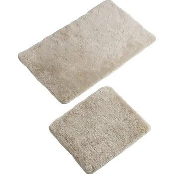 Sada koupelnových předložek AS2055 60 x 100, 60 x 50 cm béžové Koupelnová předložka Sada koupelnových předložek AS2055 60 x 100, 60 x 50 cm béžové