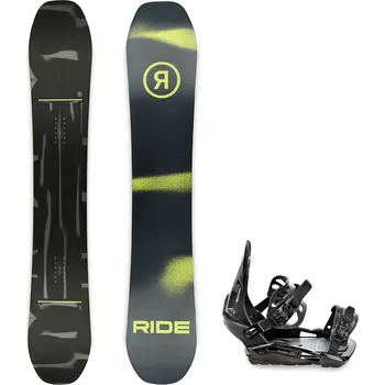 Snowboarding Snowboard komplet Ride Manic + vázání RAVEN S230 Black Velikost: 154 cm, Velikost vázání: S/M