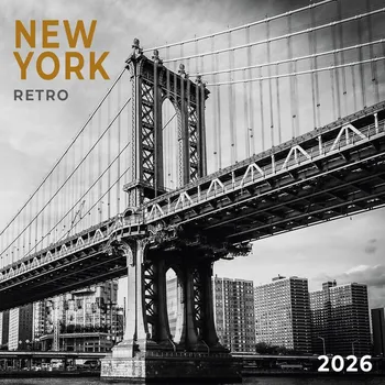 Kalendář Tushita Paperart Gmbh Nástěnný kalendář New York Retro 2026