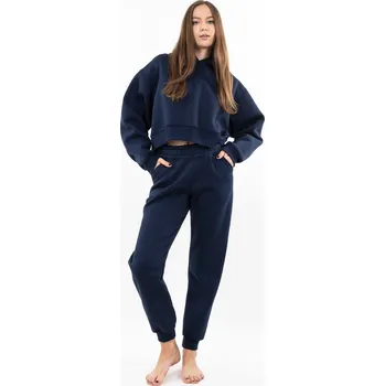 Dámská souprava s krátkou mikinou DK-K-B16 Barva: Tmavě Modrá, Velikost: XS