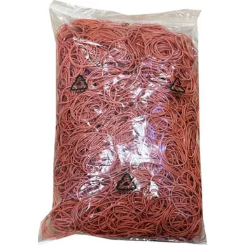 Gumičky 60mm, červené, 1 kg