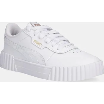 Chlapecké tenisky Dětské sneakers boty Puma Carina 3.0 401476 bílá 00X, EUR 38.5