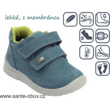 Dámská zdravotní obuv SANTÉ IC/883878 JEANS vych. obuv vel.21-26, --- - 21