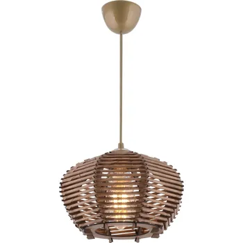 Závěsný lustr Barlas hnědý