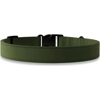 Obojek pro psa PafDog Softshellový obojek pro psy khaki zelený XS