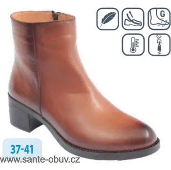 Dámská zdravotní obuv SANTÉ AZ/140 TAN vych. obuv vel.37-41, --- - 41