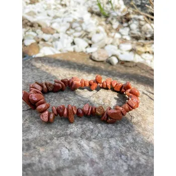 Náramek Prosperk Náramek z minerálů Avanturín sluneční korálky sekaný S0596