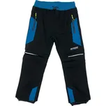 Kugo Chlapecké softshellové zateplené kalhoty s gumou v pase a manžetami modré 02 Barva: Modrá, Velikost: 128