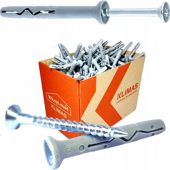 Vrták Hmoždinky do betonu Wkręt-Met 8 x 80 mm, 100 ks