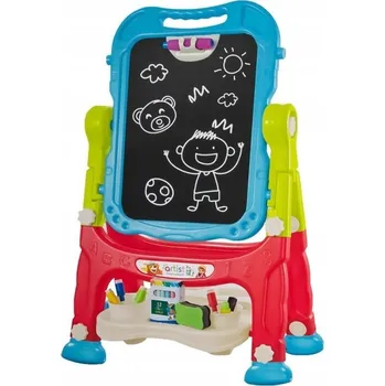 Křídová tabule, magnetická, stíratelná za sucha Eurobaby 58 x 84 cm