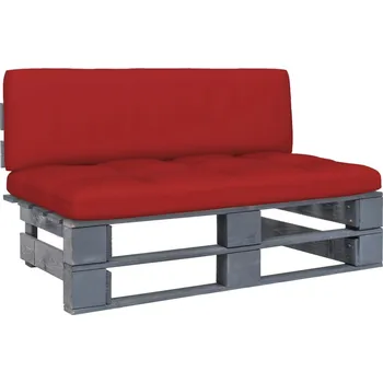 Zahradní pohovka zahrada-XL Zahradní středová pohovka z palet šedě impregnovaná borovice 3066487