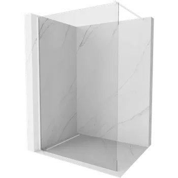 Mexen Kioto sprchová stěna Walk-in 80 x 200 cm, transparentní 8 mm, bílá - 800-080-101-20-00 Sprchové stěny
